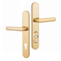 Ручки на планке с протектором ROSTEX Exclusive RX-40 85мм (40-50мм) титан PVD