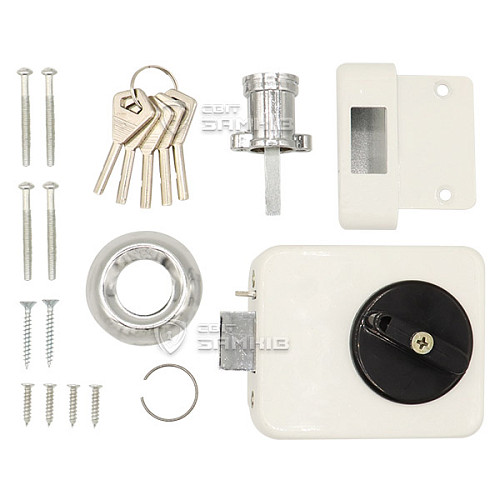 Замок накладний АТЛАНТ ЗН2Д (BS60мм) 5 ключів - Фото №5