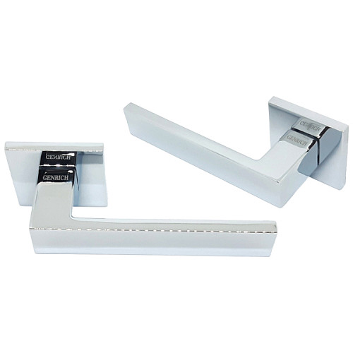 Ручки на розетте GENRICH R77.210 CP хром - Фото №3