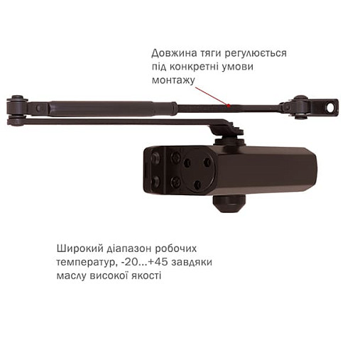 Дотягувач RYOBI 9903 STD до 60кг Коричневий - Фото №3