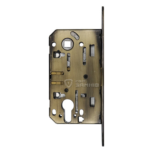 Механизм замка GAVROCHE GR85-M PZ (BS50*85мм) магнит.язичок AB бронза - Фото №2