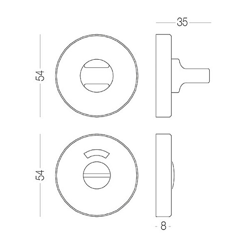 Вороток MVM Tit11 SS (с индикатором) нержавеющая сталь - Фото №2