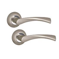 Ручки на розеті PUNTO Classic (TL) SN/CP матовий нікель/хром