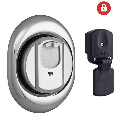 Протектор магнітний DISEC 4GN2MB 25 мм хром полірований - Фото №2