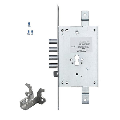 Механизм замка MUL-T-LOCK A528 (BS63 * 85мм) хром полированный без об.планки - Фото №8