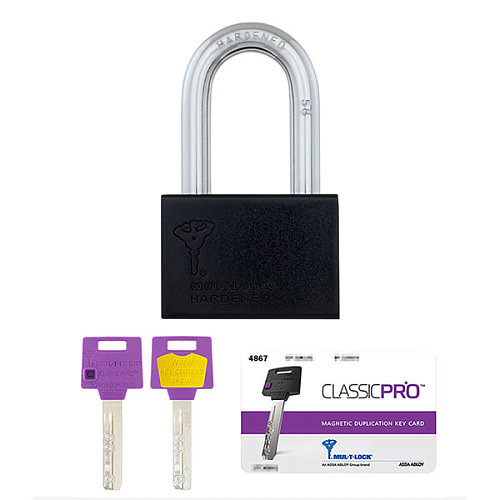 Замок навісний MUL-T-LOCK M13/C2 ClassicPRO довга дужка (2 ключа) - Фото №5