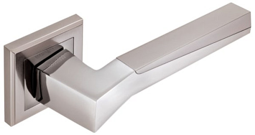 Ручки на розеті MVM Z-1319 (T7-E8) BN/SBN чорний нікель/матовий чорний нікель - Фото №3