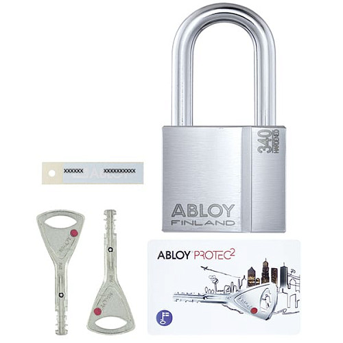 Замок навесной ABLOY PL340 PROTEC2 длинная дужка (2 ключа) - Фото №6