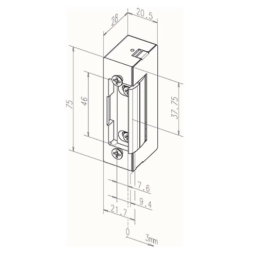 Електрозащіпка EFF EFF SPE71E A71 НЗ-Е (без живлення замкнена) - Фото №7
