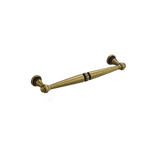 Ручка для мебели MVM D-1015 128 мм SMAB блестящая матовая античная бронза - Фото №2