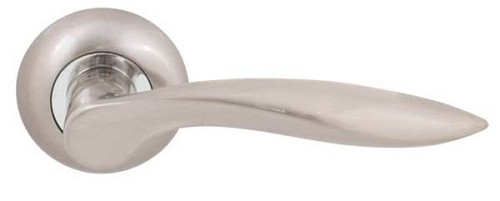 Ручки на розеті COMIT Antares (CM-59) хром/матовий нікель - Фото №2