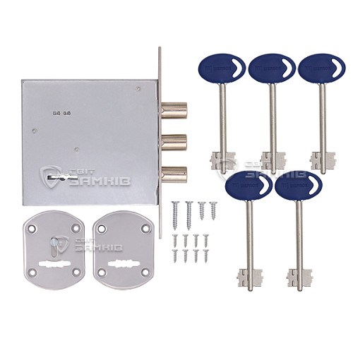 Механізм замка SHERLOCK 04.02-S (BS79мм) 5 ключів - Фото №4