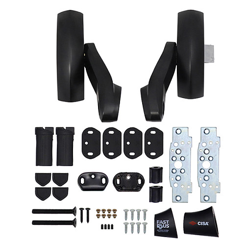 Механізм антипаніки CISA Fast Push 59001.10 накладний з язичком чорний - Фото №12