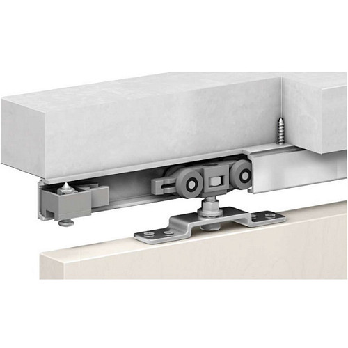 Розсувна система OMGE Alutech 1390 довжина 4 м на 2 полотна вагою до 40 кг - Фото №3