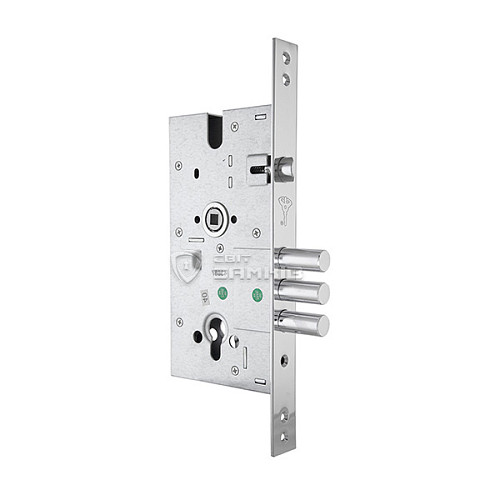 Механизм замка MUL-T-LOCK 354M (BS60 * 85мм) хром полированный - Фото №1
