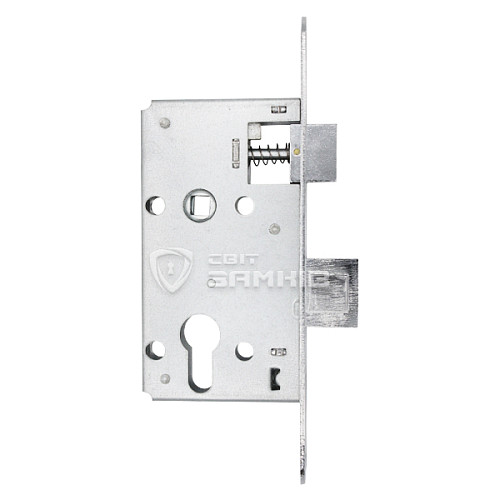 Механізм замка IMPERIAL 968-45 вузький (BS45*55мм) хром полірований - Фото №2