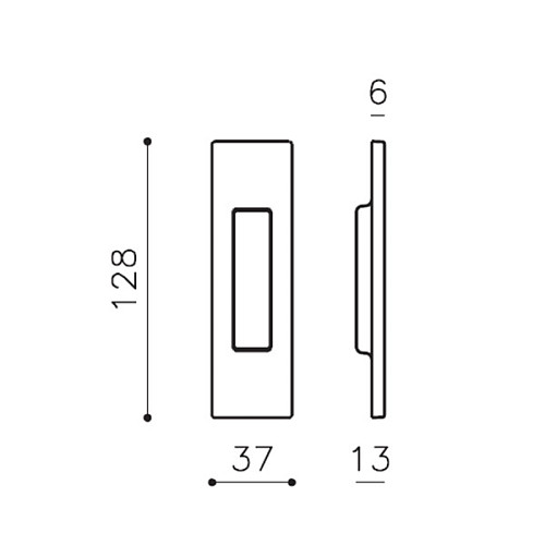Ручка для раздвижной системы OLIVARI Siro CO хром матовый - Фото №2