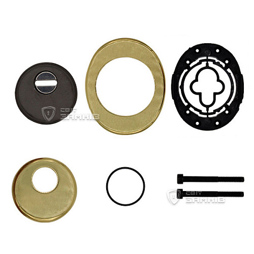 Протектор AZZI FAUSTO F23 Topsecure 25 мм 85х70 полірована латунь - Фото №4