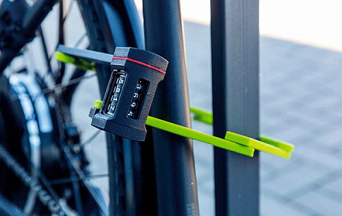 Замок для велосипеда ABUS 5700C/80 Bordo uGrip 80 см кодовый Core Green зеленый - Фото №4