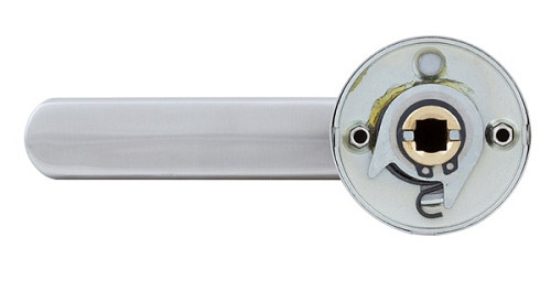 Ручки на розетте ROSTEX Ferara ES52 нержавеющая сталь матовая - Фото №3