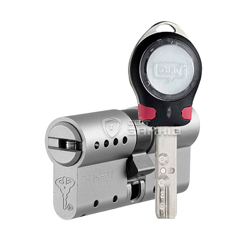 Циліндр MUL-T-LOCK MTL600/Interactive+ CLIQ 81 (38i*43) нікель сатин - Фото №1