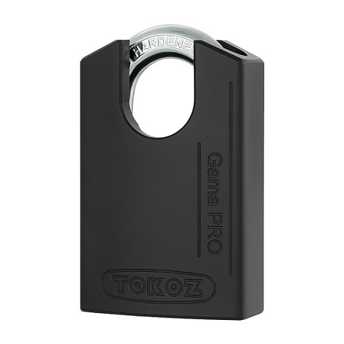 Замок навесной TOKOZ Gama CS PRO 50 (23 мм, 3 ключа) черный - Фото №1