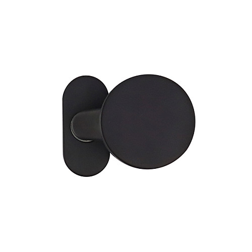 Ручки на розеті ABARO Lido FM фіксована-натискна темний графіт PVD - Фото №2