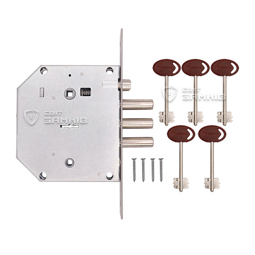 Механізм замка SHERLOCK 05.41 (BS66,5*42мм) 5 ключів - Фото №4