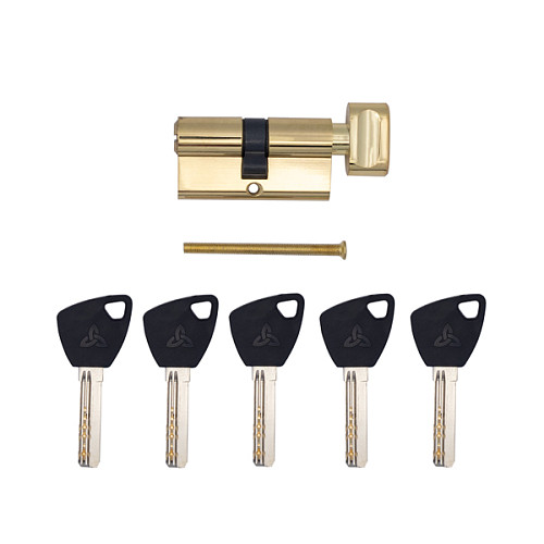 Цилиндр KEDR Brass 70T (40*30T) ZCG полированная латунь - Фото №7
