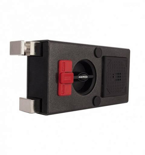 Замок накладний GERDA TYTAN ZE 1 (BS55мм) графіт 4 ключа - Фото №2