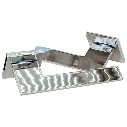 Ручки на розетте GENRICH R77.175 CP хром - Фото №2