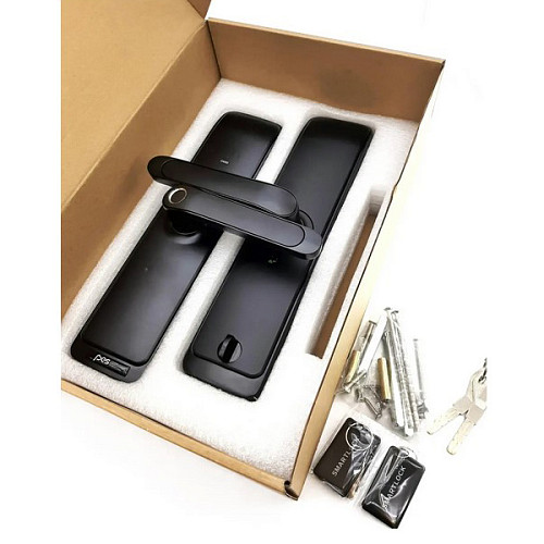 Розумний замок PES Husky Wi-Fi з WC фіксатором накладний чорний - Фото №11