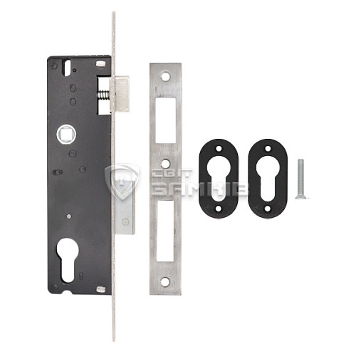 Механізм замка SANTOS 726 (BS35*85мм, 22мм) матовий хром - Фото №4