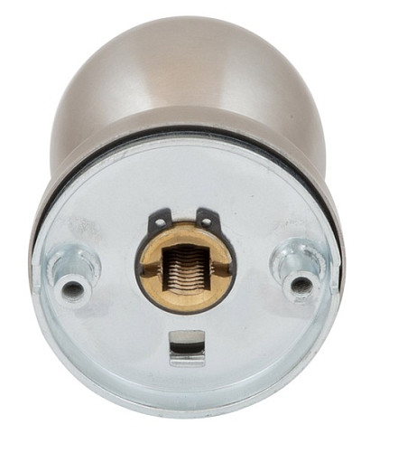 Ручки на розетте ROSTEX Boll ES52 фиксированная-нажимная нержавеющая сталь матовая - Фото №2