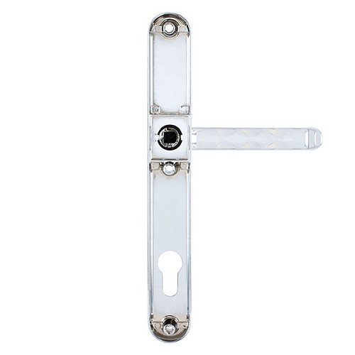 Ручки на планке ROSTEX Profile Pro Z 92мм (57-62мм) фиксированная-нажимная хром полированный - Фото №3