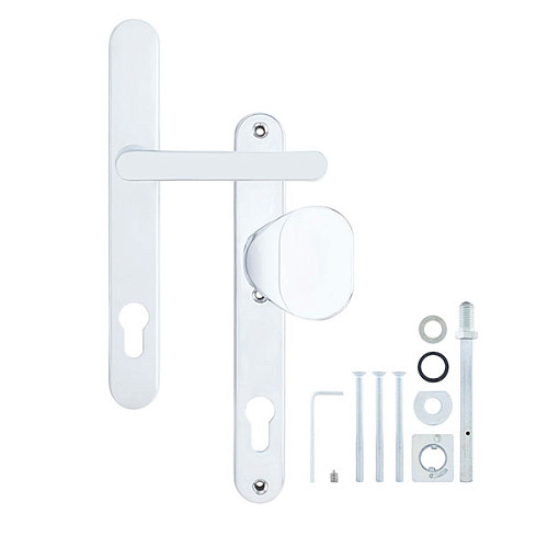 Ручки на планке ROSTEX Profile Pro Z 92мм (57-62мм) фиксированная-нажимная хром полированный - Фото №6