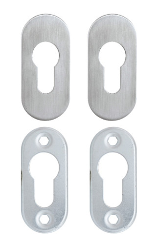 Накладки на сердцевину ROSTEX S32 PZ OVAL нержавеющая сталь матовая - Фото №2