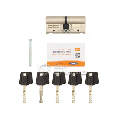 Циліндр TOKOZ Pro400 73 (33H*40) (H - гартована сторона) нікель матовий - Фото №4