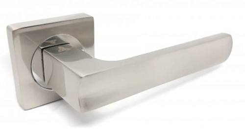 Ручки на розеті KEDR R08.144-AL SN/CP сатин/хром - Фото №2