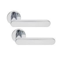 Ручки на розетте ILAVIO 2261 (1055-1112) хром полированный