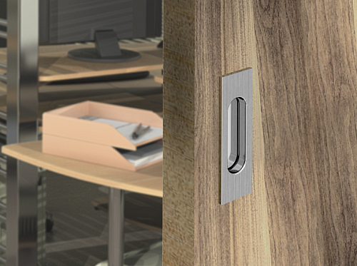 Ручки для розсувної системи VALCOMP 123,5x38 мм нікель - Фото №3