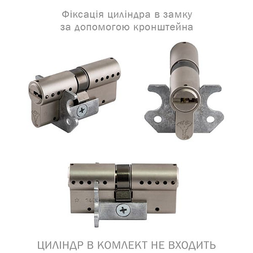 Механизм замка MUL-T-LOCK A528 (BS63 * 85мм) хром полированный без об.планки - Фото №5
