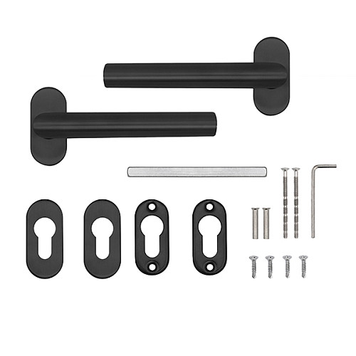 Ручки на розеті ABARO Lido MM чорний - Фото №7