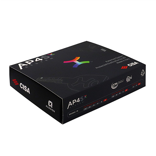 Циліндр половинка CISA AP4 S 40 (30*10) нікель матовий 3 ключі - Фото №13