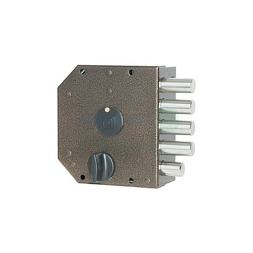 Замок накладний ГАРДІАН 20.05 (BS64мм) вертикальна свердловина 5 ключів лівий (н) - Фото №3