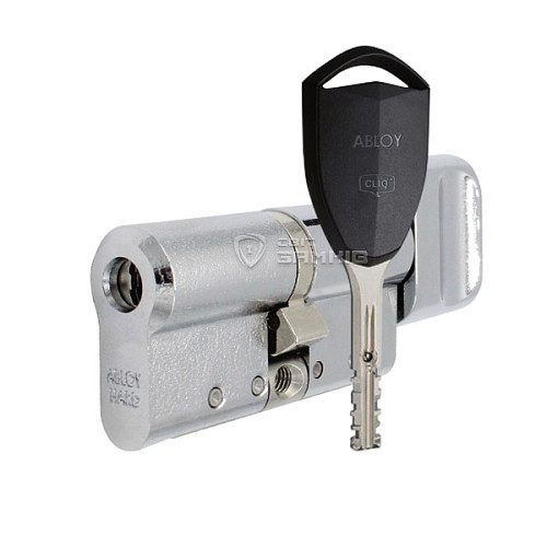 Цилиндр ABLOY Protec2 CLIQ 74T (38Hi*36T) (H - закаленная сторона) матовый хром - Фото №1