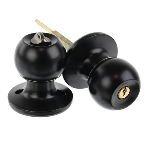 Ручка-защелка BRUNO 607 (BS60/70мм) CP MBC черный матовый - Фото №2