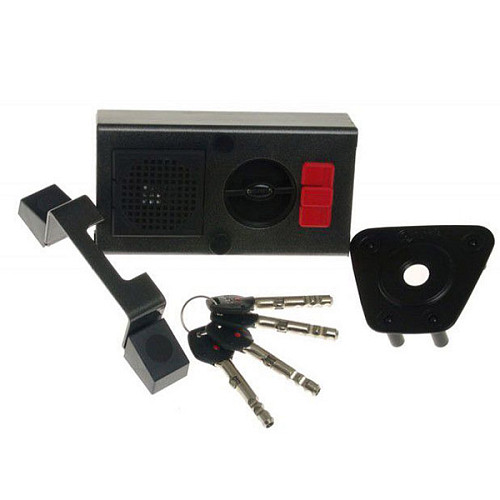 Замок накладний GERDA TYTAN ZE 1 (BS55мм) графіт 4 ключа - Фото №5