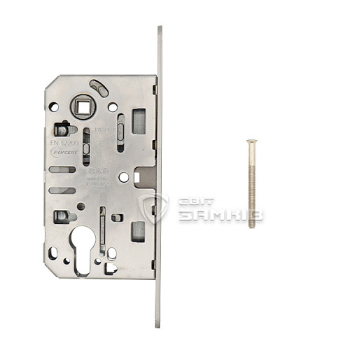 Механізм замка AGB Mediana Polaris PZ магніт (BS50*85мм) сатин - Фото №4