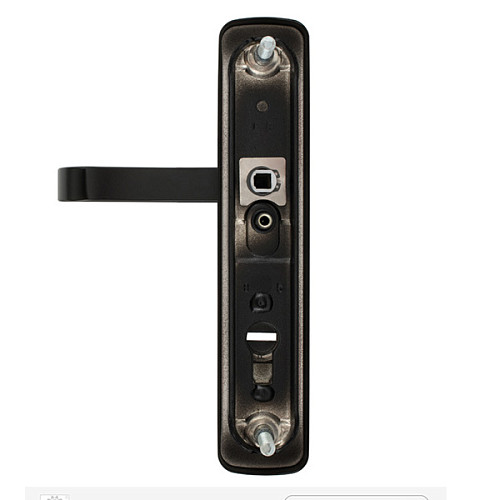 Ручки на планці з протектором ROSTEX Astra R 85мм (38-55мм) чорний - Фото №2